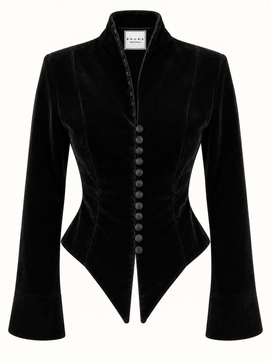 Velours Peplum Jacket