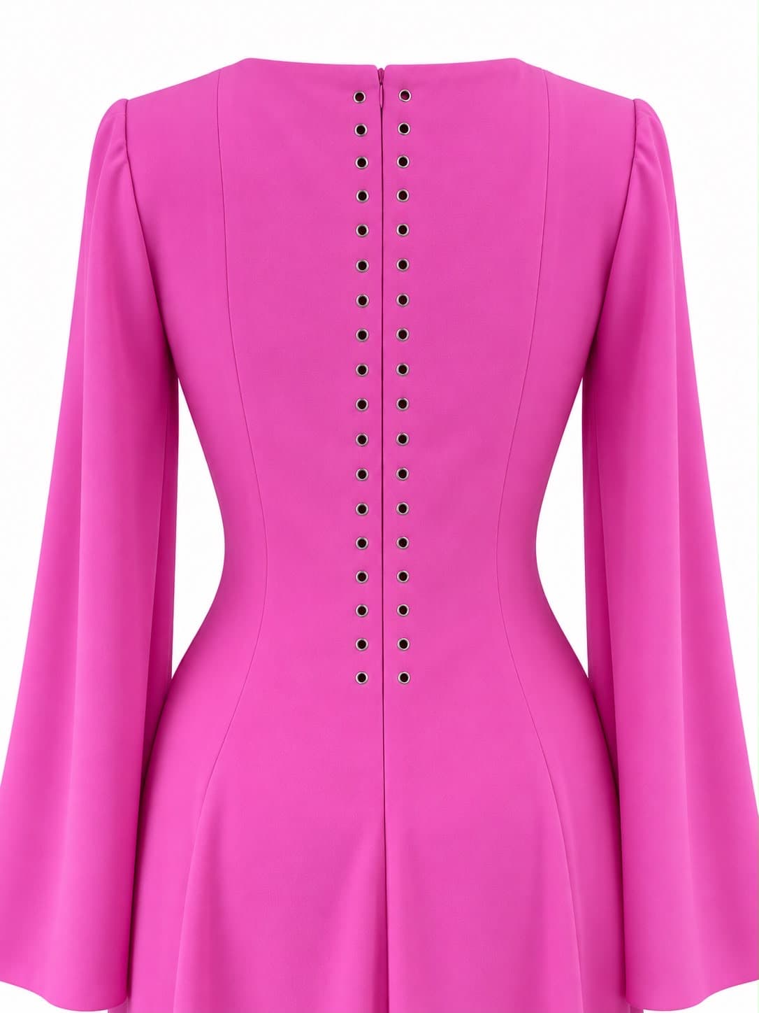 Eyelet detail running down the centre back