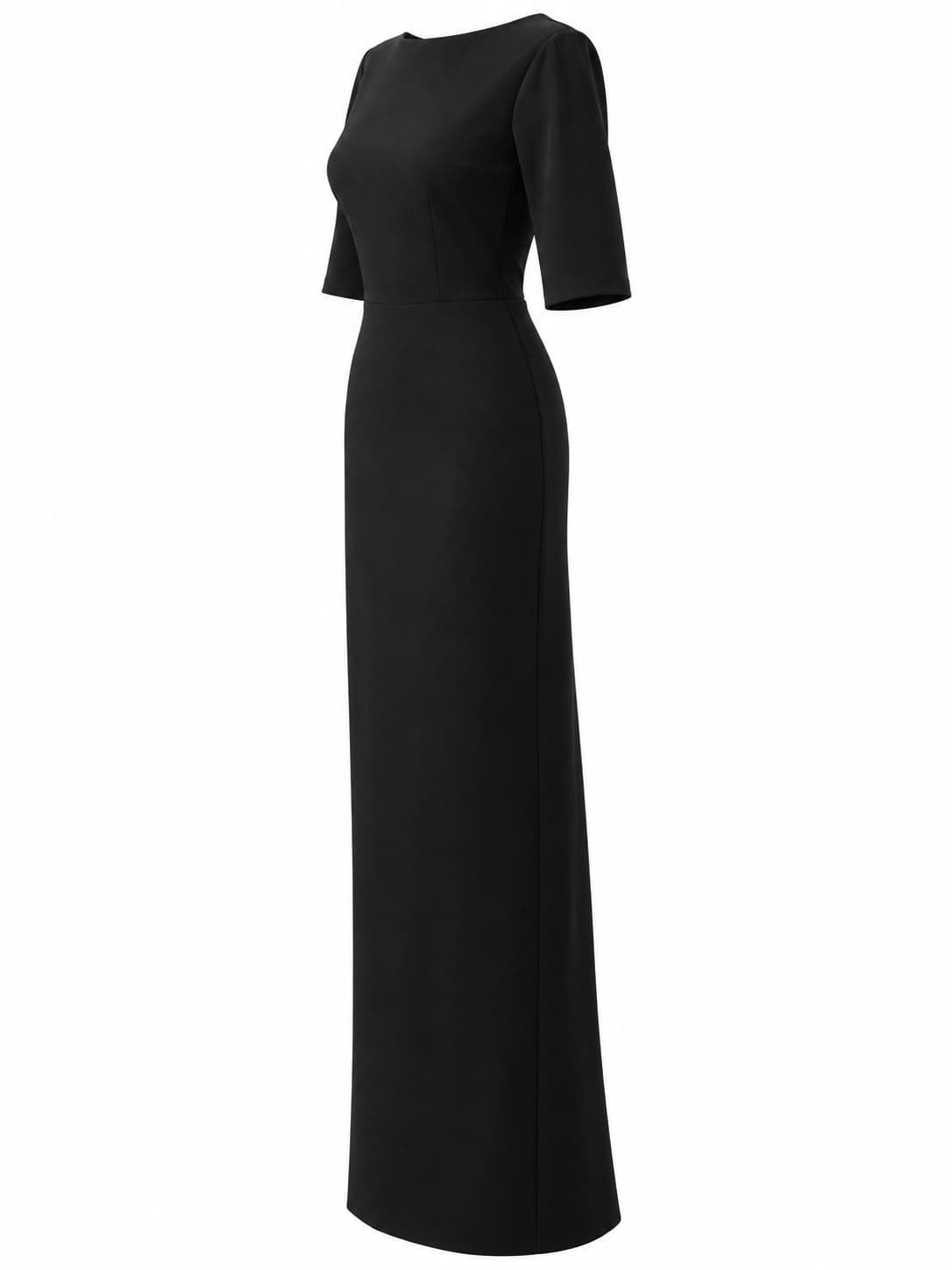 Bateau Noir Gown