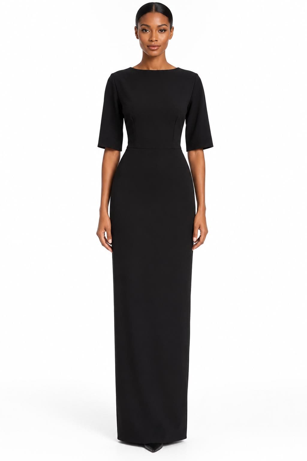 Bateau Noir Gown