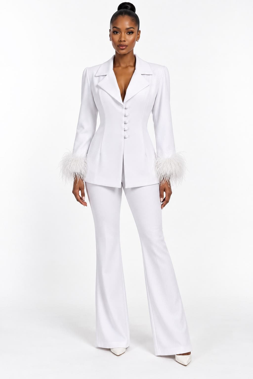 Plume Blanche Suit